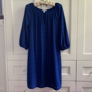 Maggy London eyelet dress; In new like condition